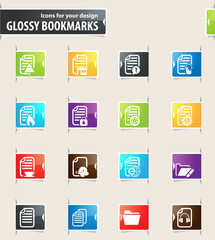 Documents Bookmark Icons