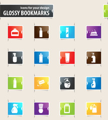 Household Chemicals Bookmark Icons
