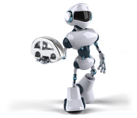 Naklejka premium Robot