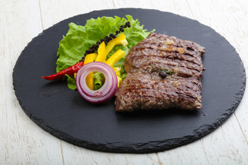 Grilled beef steak