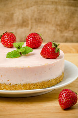 Strawberry cheesecake