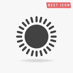 Sun icon vector