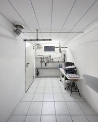 laundry in cellar room