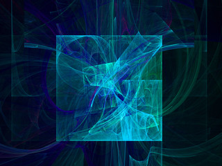 Abstract fractal. Fractal art background for creative design. Decoration for wallpaper desktop, poster, cover booklet, card. Psychedelic. Print for clothes, t-shirt.