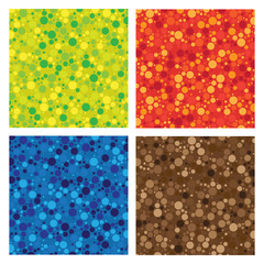 abstract bright pattern set