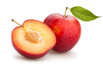 red plums