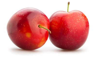 red plums