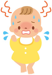 熱のある赤ちゃん