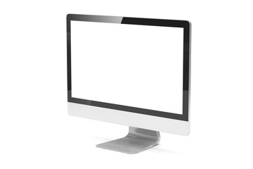 Modern Screen Monitor. 3d rendering.