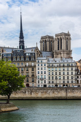 Obraz premium The picturesque embankments of the Seine River in Paris. France.