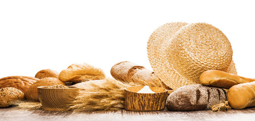 Fresh bread isolated