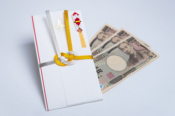 祝儀袋と三万円