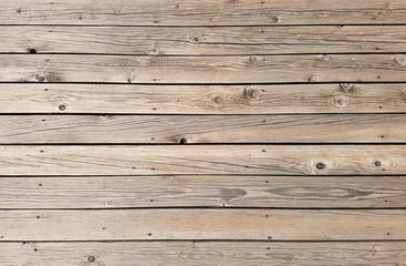 Fototapeta na wymiar Horizontal Wooden Planks Deck Texture Background