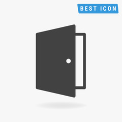 Door Icon Vector, Door Icon Flat eps10.