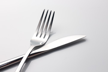 close up spoon, fork, knife, Kitchen ware 