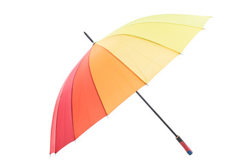 Colorful umbrella isolated