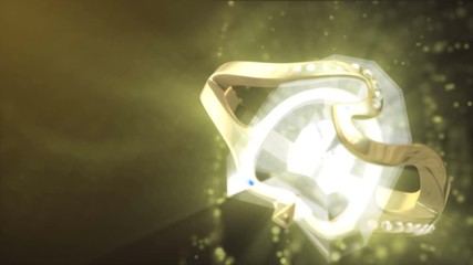 Diamond Ring Background 4K (Seamless Loop B)