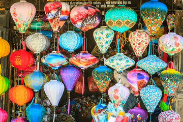 Asian lantern at Hoi An, Vietnam