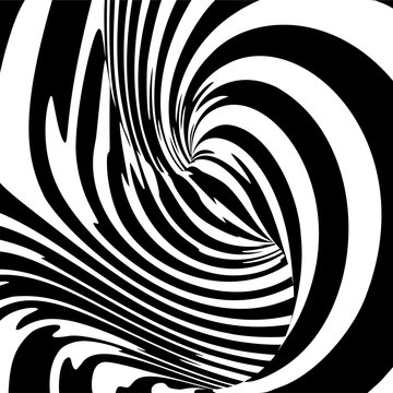 Swirl squiggly lines background. Vector illustration © dskalex