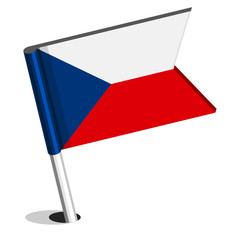 Flaga Czech © piaskun_