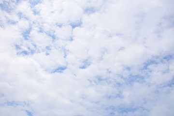 Obraz premium Clouds blue sky background.