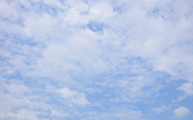Clouds blue sky background.
