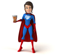 Fototapeta premium Super woman