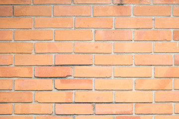 Obraz premium Background of old vintage orange and new paint old brick wall for background texture