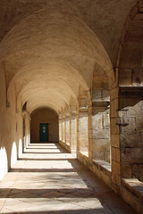 Fototapeta premium Le cloître du couvent des Bernardines à Dijon, France