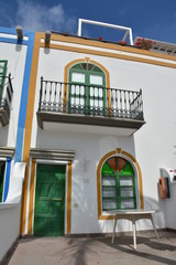 Fototapeta na wymiar Architecture in Puerto de Mogán, Gran Canaria, Spain