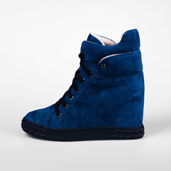 blue winter boots