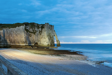 Cliffs in Etretat, France