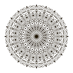 Mandala. Template Circular Ornament