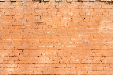 old brick wall background. brick wall texture. grunge wallpaper. 