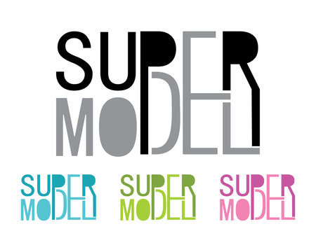 Super Model Typography