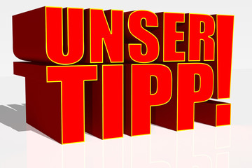 UNSER TIPP! 3D Letter