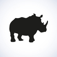 Giraffe. Vector drawing