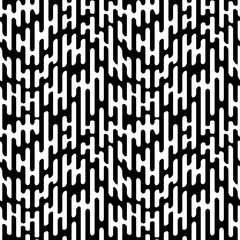 Abstract geometric black and white hipster fashion pillow pattern