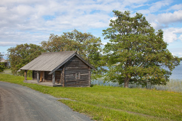 Karelia. Island of Kizhi. Ensemble of Kizhi Pogost and objects of wooden architecture.