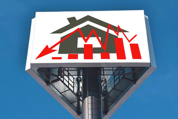 A Billboard advertising the sale of real estate