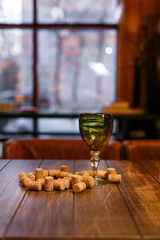 unusual beautiful cocktail. lemonade
