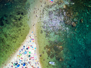 Top View of Paradise Beach