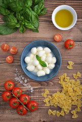 Mozzarella with cherry tomatos