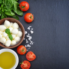 Mozzarella with cherry tomatos