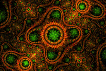 Julian fractal abstract background
