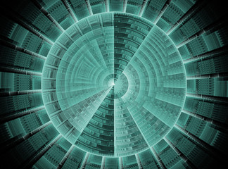 Color technology background computer generated