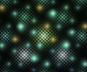 Abstract fractal computer generated pattern