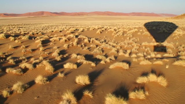Balloon ride over the the desert in Namibia.