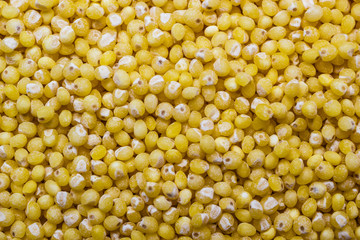 Millet groats as food background