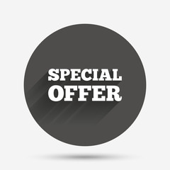 Special offer sign icon. Sale symbol.